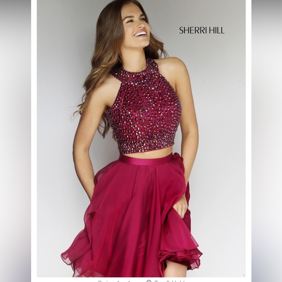 Sherri Hill two piece dress size 2 #11290 - Picture 1 of 13